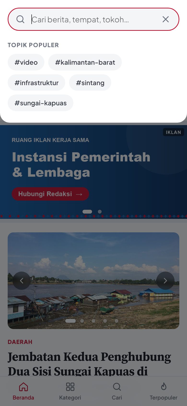 Panel Cari HP