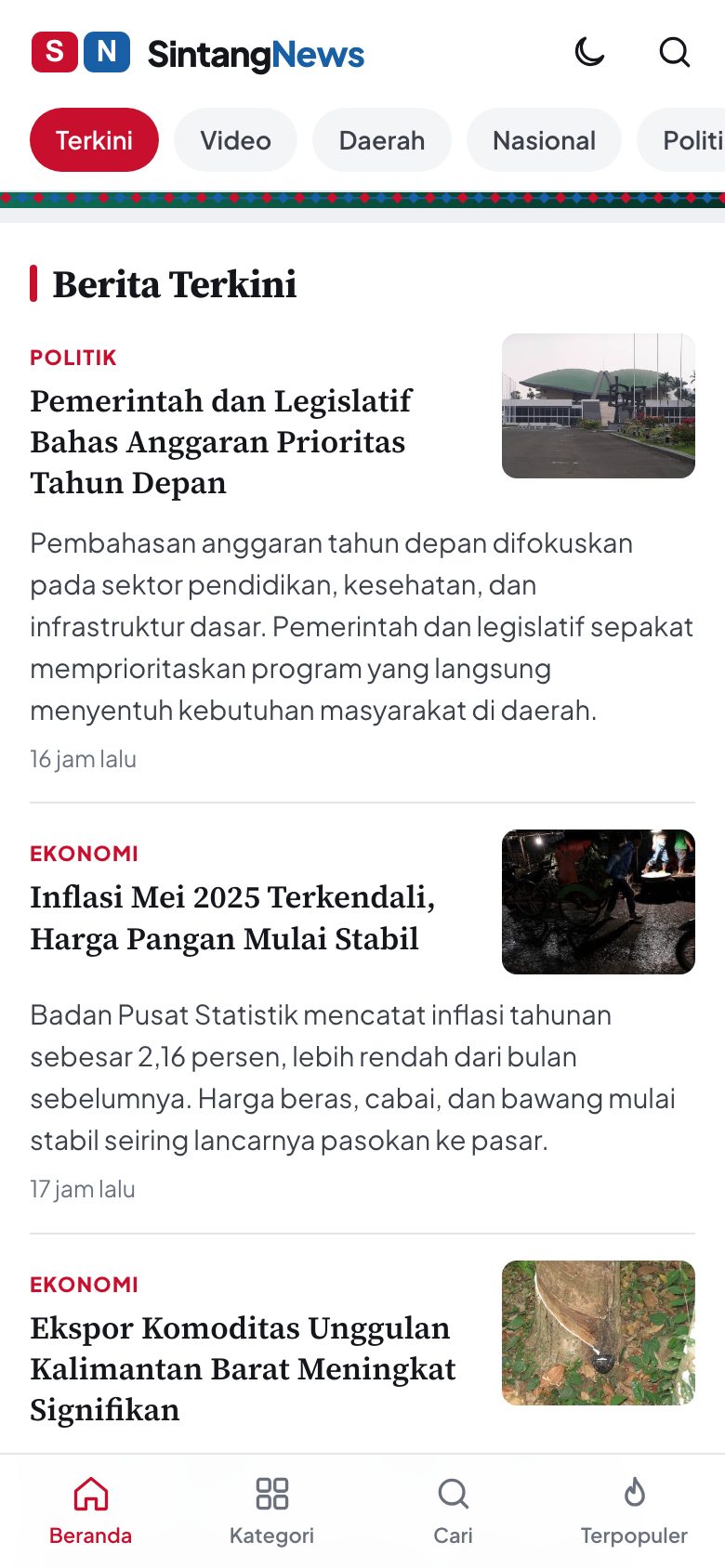 Berita Terkini HP
