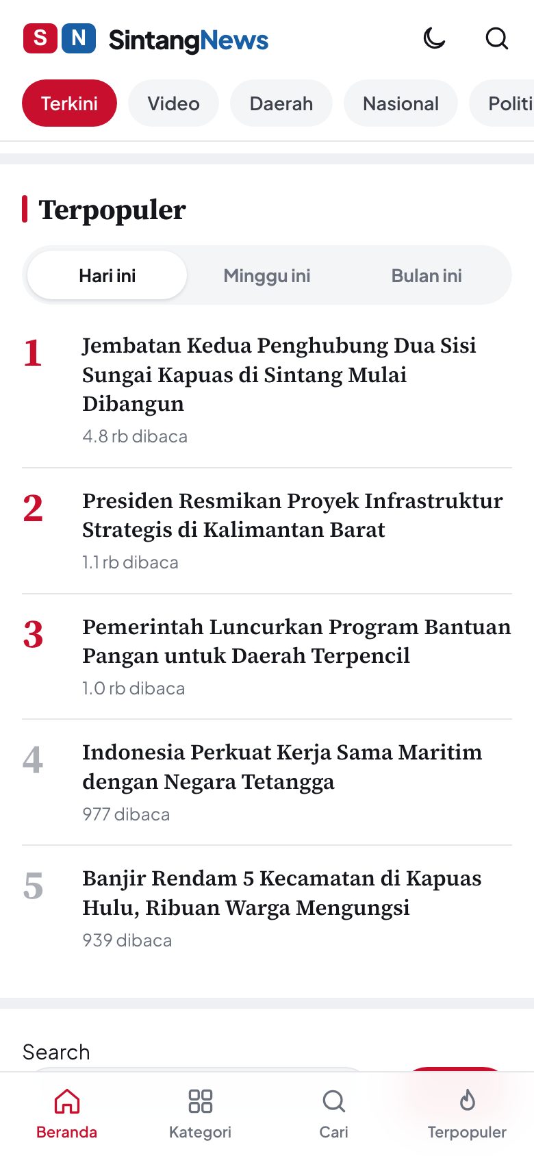 Terpopuler HP