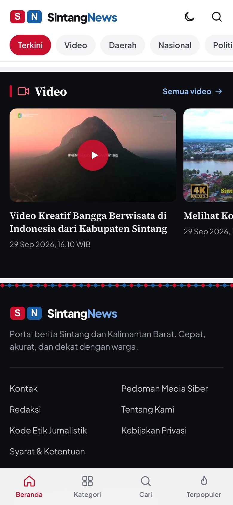 Section Video HP
