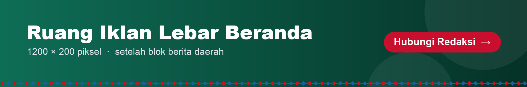 Contoh: Banner Lebar Beranda 1